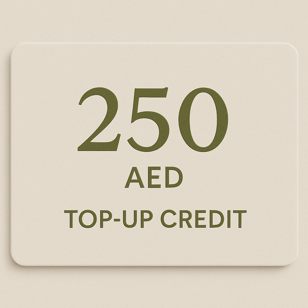 Binghazi Gold Wallet – Top up 250 aed