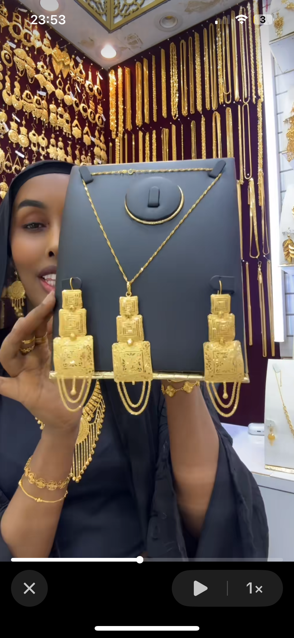 Alula Pendant Set 21k - 16 g