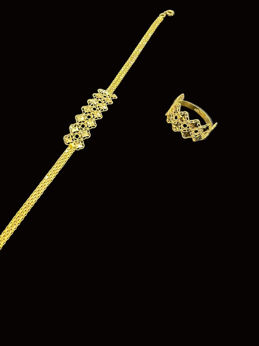 Viena Bracelet & RIng 7.5 Gram