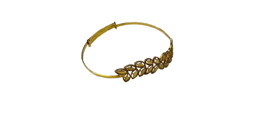 Leaf Pattern Baby Bangle