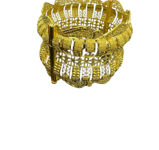 21 k -Indian Design Bangle 62.2 Gram