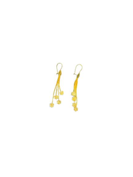 21k- Dubai Earrings 3.1 Grams