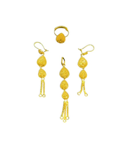 21k- Pendant Set Bahrani Design 11.4 Gram