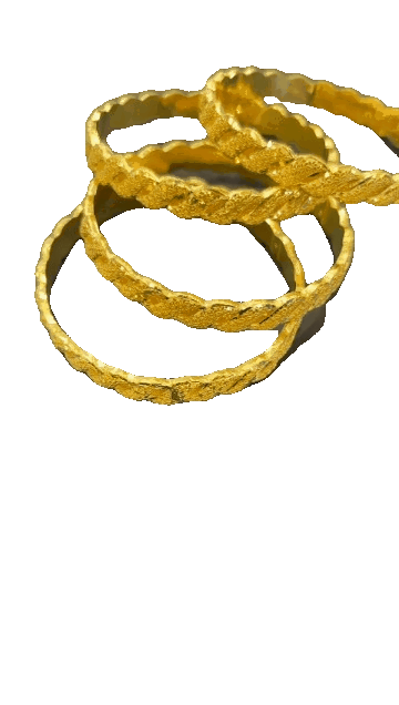 21K - Bahraini Design Bangle 46.4 Gram