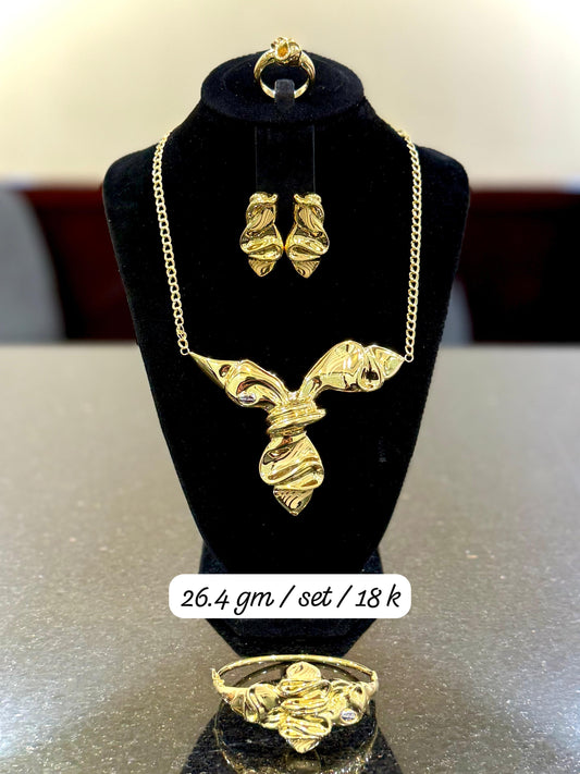 Verona Collection – 18K Gold Jewellery Set (26.4g)