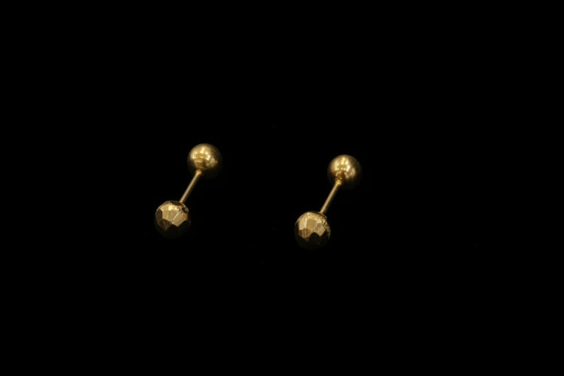 21k Gold Ball Studs – 2.5g