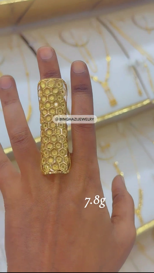 Kira Full-Finger Stretch Ring – 7.8 g