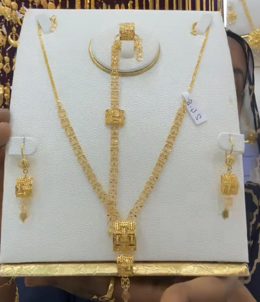 Set Al-Manama – Bahraini 21K Gold Jewellery Set (24.8g)
