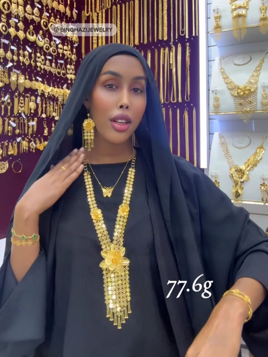Esra Necklace set77.6 g