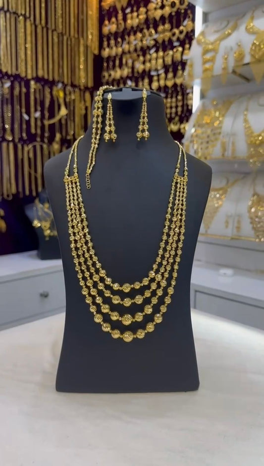 Habiba Spheres – Statement Gold Ball Set - 81.4 grams