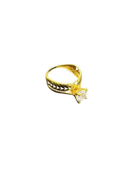 21k Engagement Ring 2.3 Gram