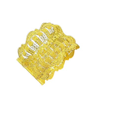 21 k -Indian Design Bangle 62.2 Gram