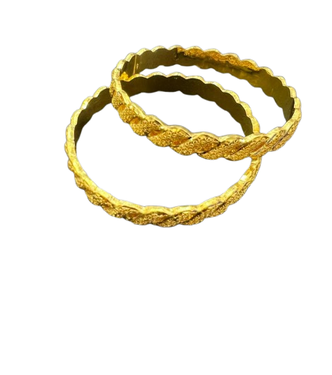 21k -Bahrani Design Bangle 22.7 Gram