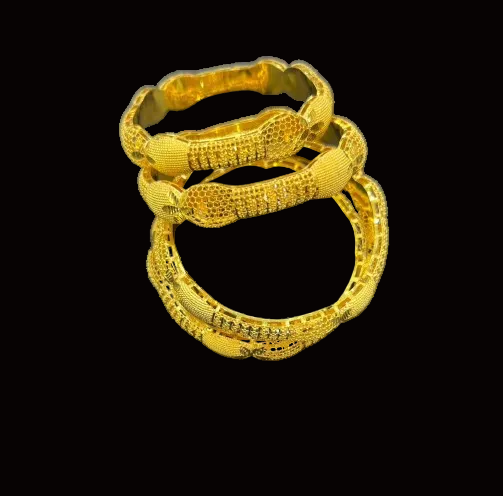 21k -Bahrani Design Bangle 57.2 Gram