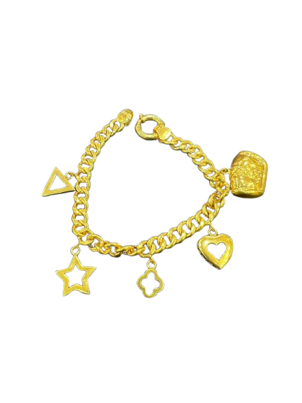 21K- Bracelet Turkish Design 15.1 Gram