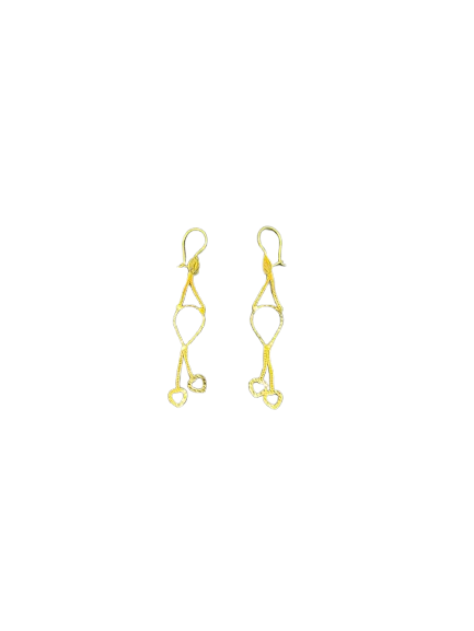 21k- Dubai Earings 2.4 Grams