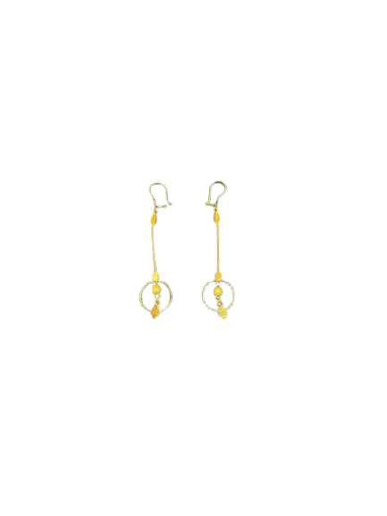 21k- Dubai Earings 1.8 Grams