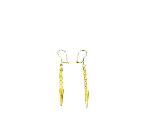 21k- Dubai Earrings 2.7 Grams