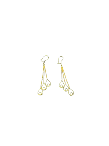 21k- Dubai Earrings 4.2 Grams
