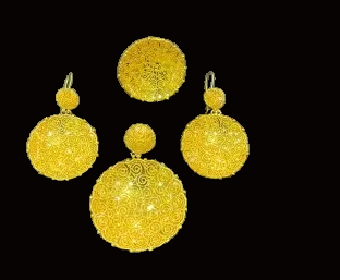 21K- Bahrain Pendant set 44.4 g