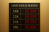 LIVE GOLD RATES 24K , 22K , 21K , 18K