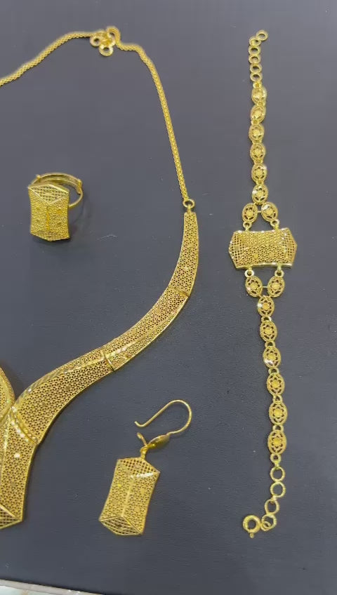 21k- Necklace Turkish Design 35.3 Gram