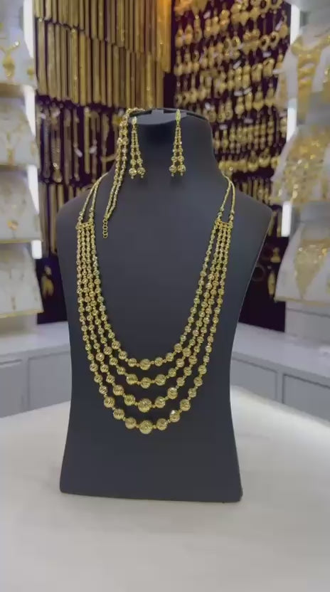 Habiba Spheres – Statement Gold Ball Set - 81.4 grams