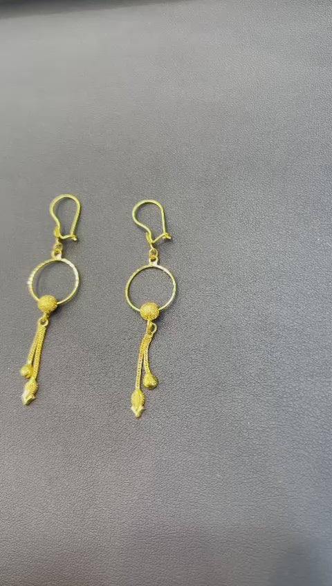 21k- Dubai Earings 3.2 Grams