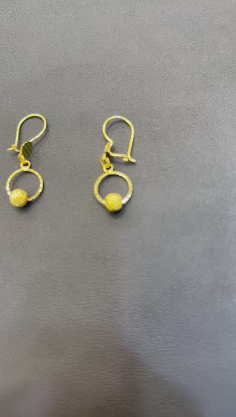 21k- Dubai Earrings 2 Grams