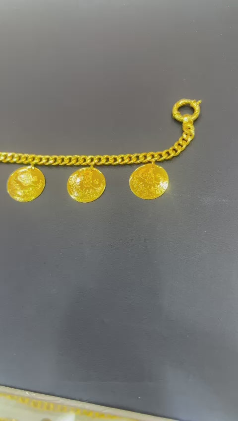 21k- Bracelet Turkish Design 9.4 Gram