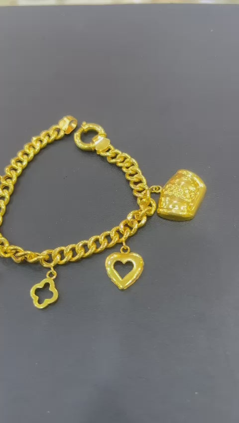 21K- Bracelet Turkish Design 15.1 Gram