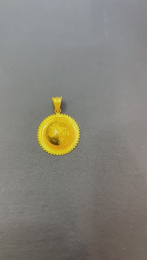 21k- Pendant Habesha Design 3 Gram