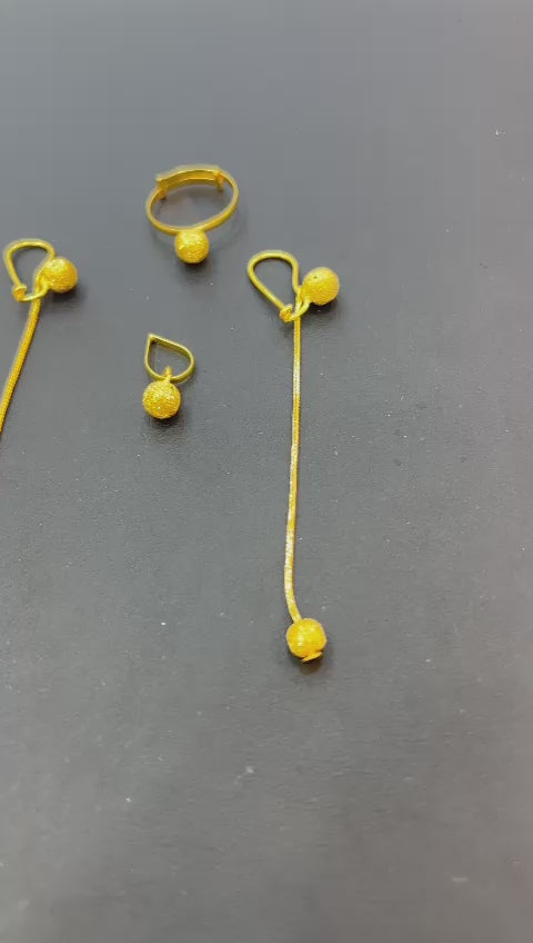 21k Bahrani pendant set 6.8 Grams