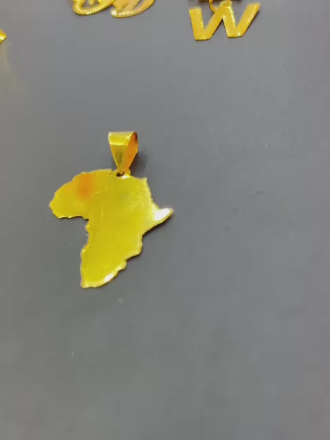 21k - AFRICA Pendant 4.4 Gram