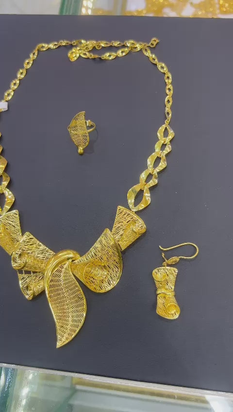 21k- Necklace Turkish Design 35.8 Gram