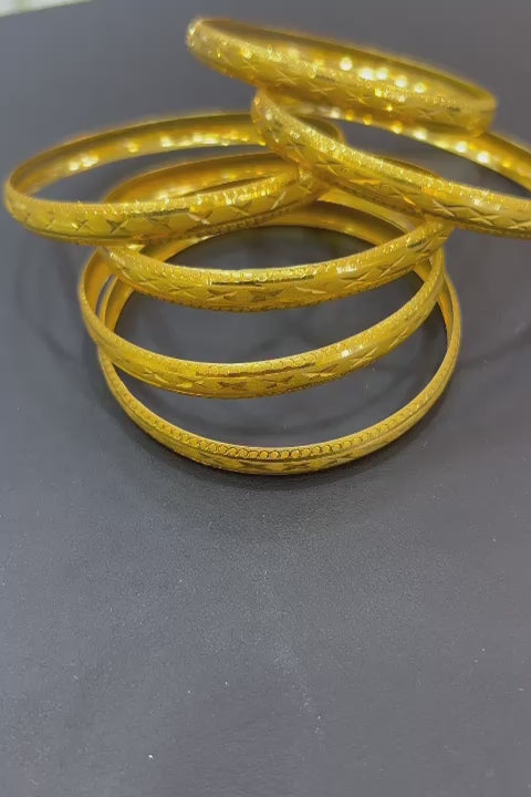 21K - Dubai Design Bangle 48.1 Gram