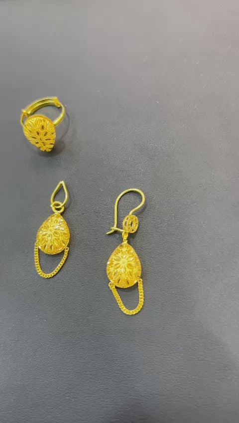 21k- Pendant Set Bahrani Design 8.7 Gram