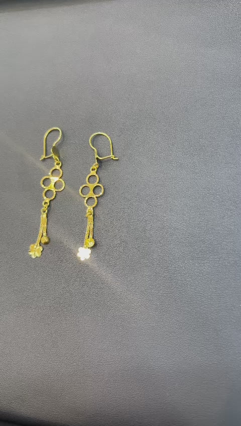 21k- Dubai Earings 2.6 Grams