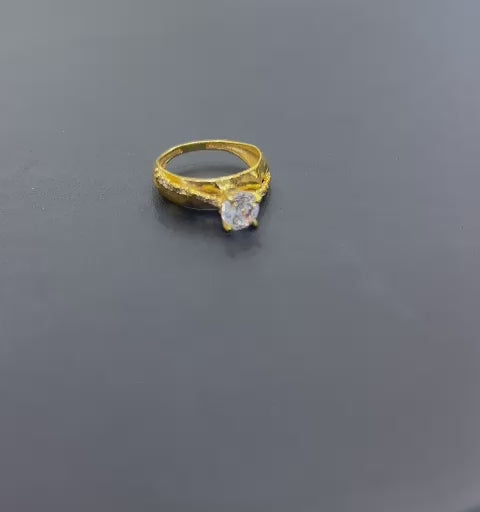 21k Engagement Ring 2.5 Gram