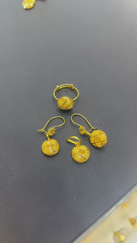 21k- Pendant Set Bahrani 5.1 Gram